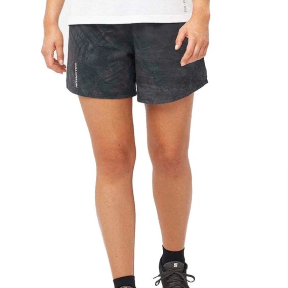 Salomon Cross 5 inch Shorts - Picture 2 of 7